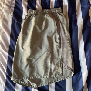 Gray Nike DRI-FIT shorts